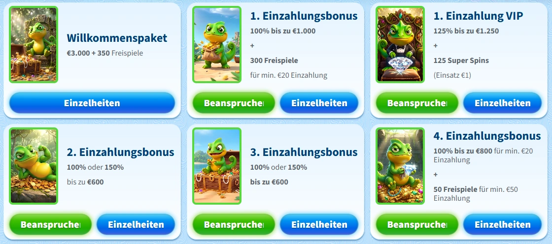 Kazeeno Aktionen